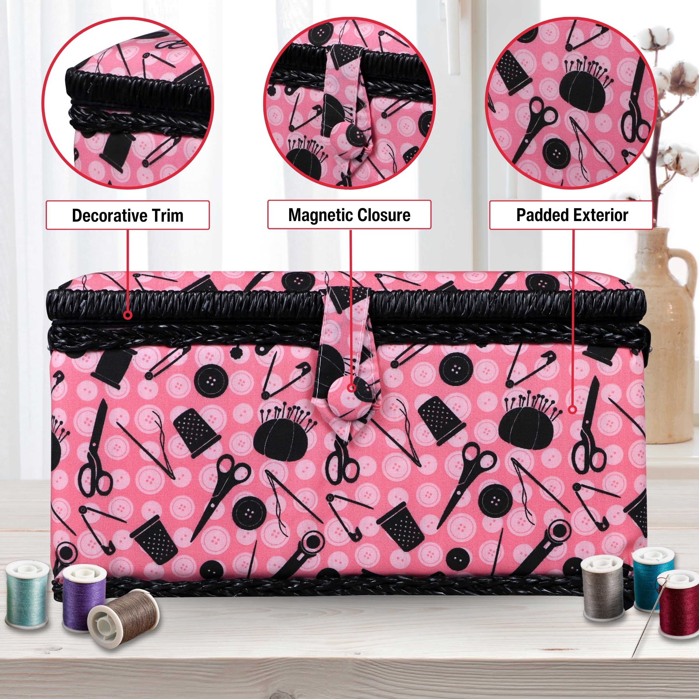 Amazon.com: SINGER 07276 Sewing Basket with Sewing Kit Accessories
